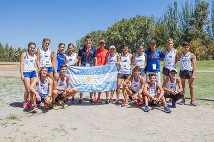 La delegación argentina
