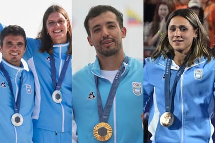 La delegación argentina logró tres medallas en París 2024, una de cada valor