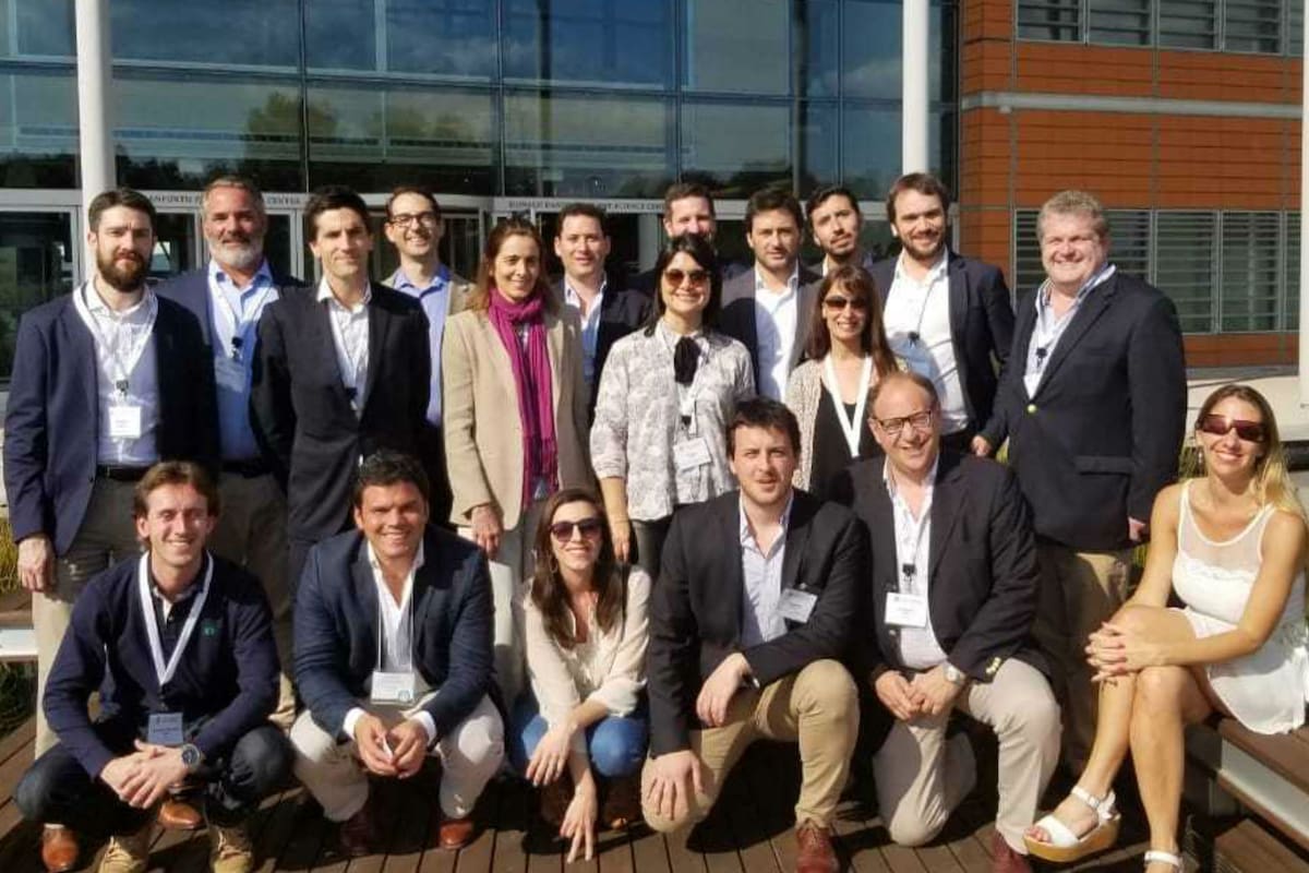 La delegación argentina que viajó a Saint Louis