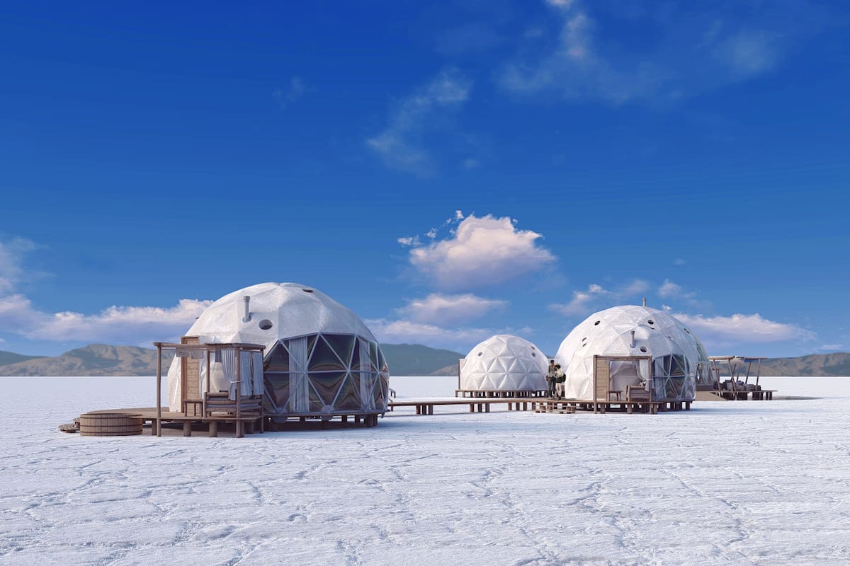 La demanda turística de experiencias y un mayor contacto con la naturaleza dieron lugar a propuestas de glamping como los domos que se armaron en las salinas de Jujuy