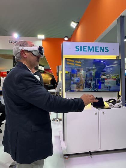 La demostración del "gemelo digital" del VMOS en realidad virtual