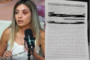 La denuncia que realizó Emily Ceco en la Justicia (Foto: Captura TV X/@fedeebongiorno)