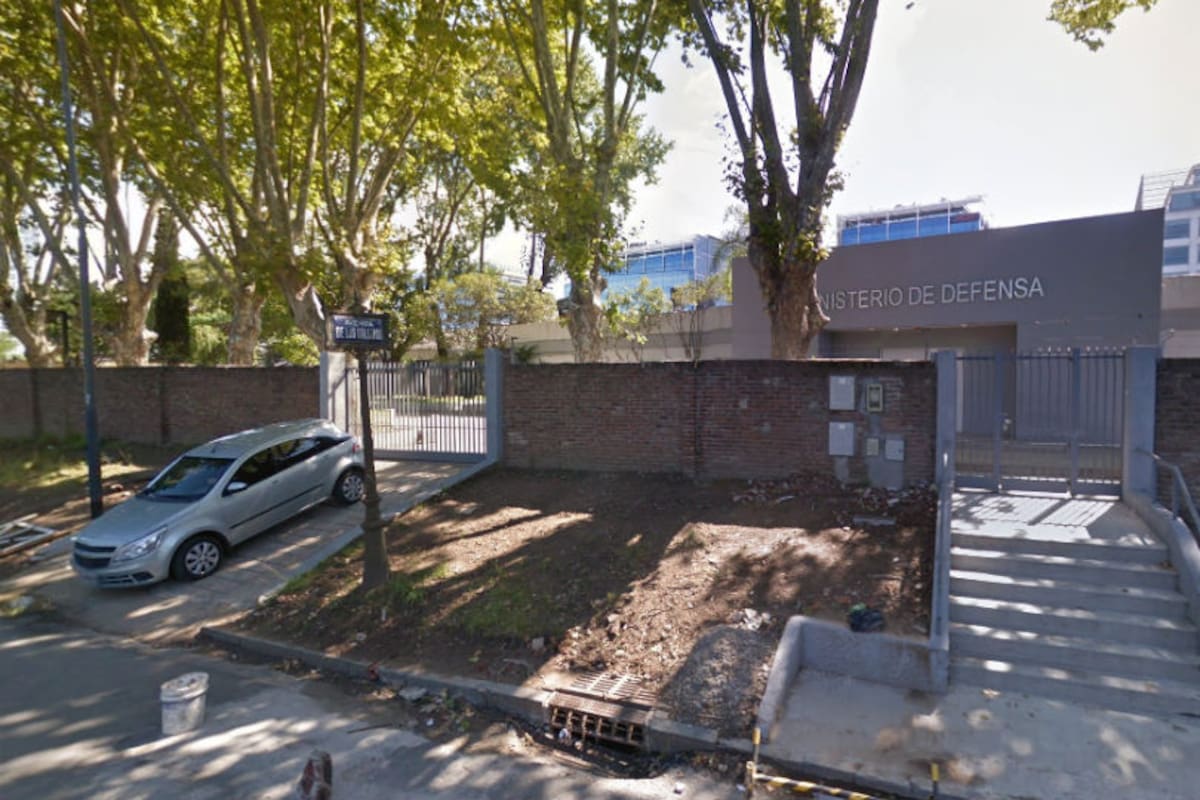 La dependencia del Ministerio de Defensa, en Puerto Madero.