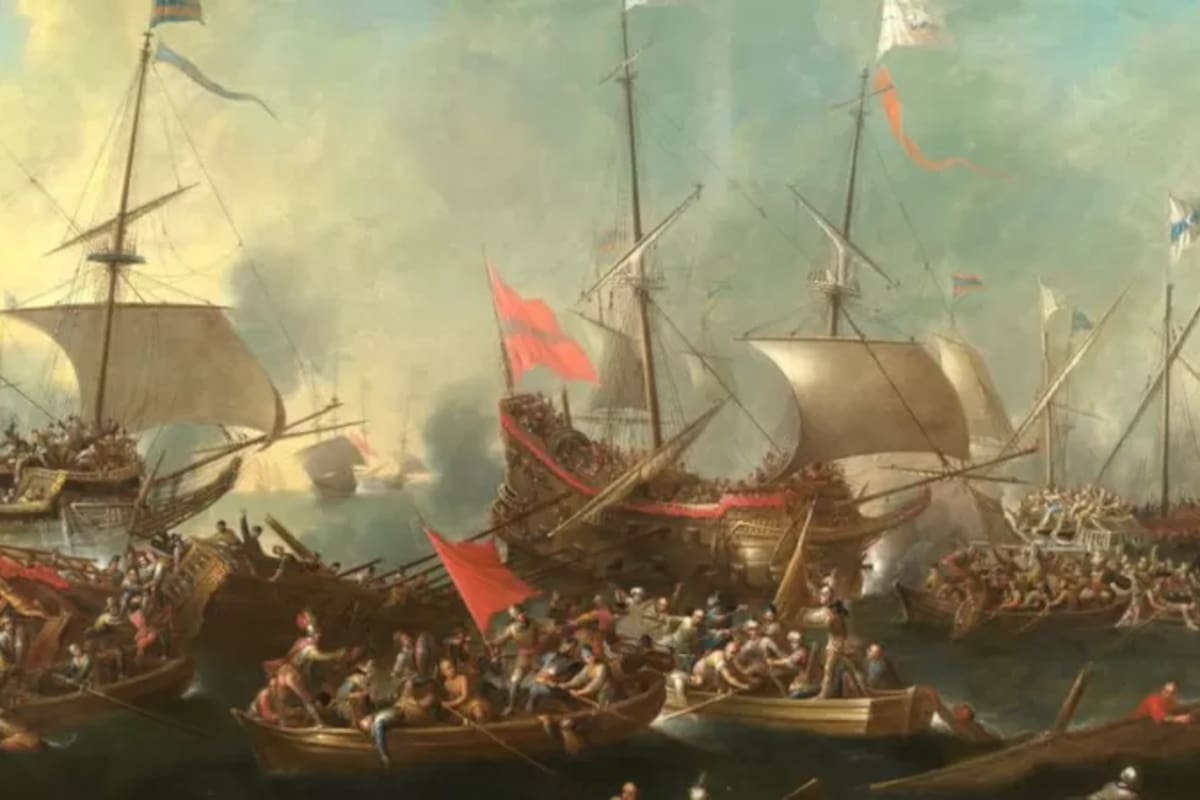 La derrota en la Batalla de Lepanto en 1571 fue un golpe fulminante para el Imperio otomano.