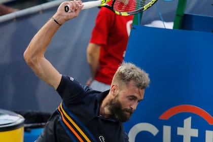 El temperamento siempre traicionó a Benoit Paire: dueño de una gran derecha, nunca pudo aprovechar su talento al máximo