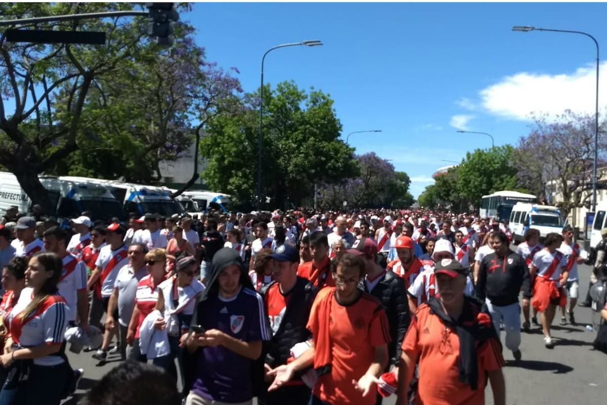 La desconcentración del público de River