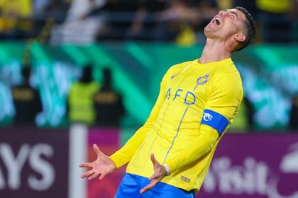 La desesperación de Cristiano Ronaldo, en una de las situaciones de gol que no aprovechó