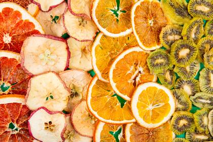 La deshidratación es una buena forma de conservar las frutas y los vegetales