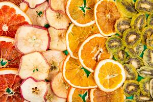 La deshidratación es una buena forma de conservar las frutas y los vegetales