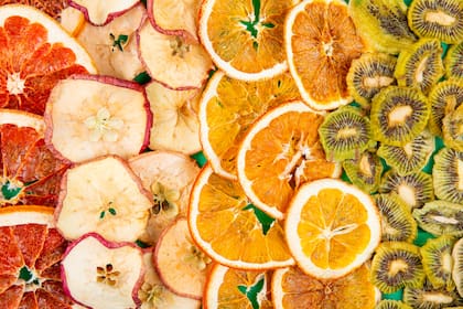 La deshidratación es una buena forma de conservar las frutas y los vegetales