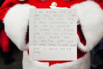 La desopilante nota que un niño le mandó a Papá Noel y se volvió viral