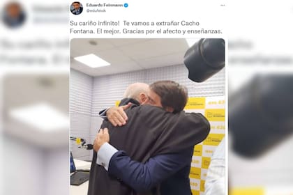 La despedida a Cacho (Captura Twitter)