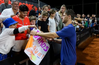 Diego Schwartzman se emocionó en Rosario tras jugar uno de sus últimos partidos antes del retiro