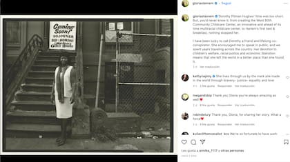 La despedida de Gloria a Dorothy a través de su cuenta de Instagram