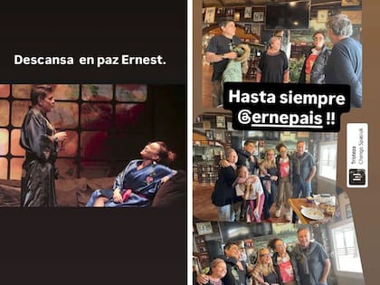 La despedida de Juan Palomino a Ernestina Pais