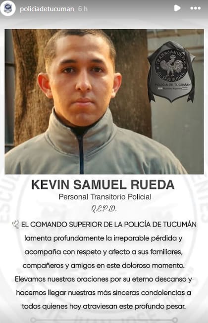 La despedida de la Policía