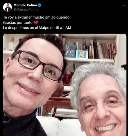 La despedida de Marcelo Polino a Antonio Gasalla