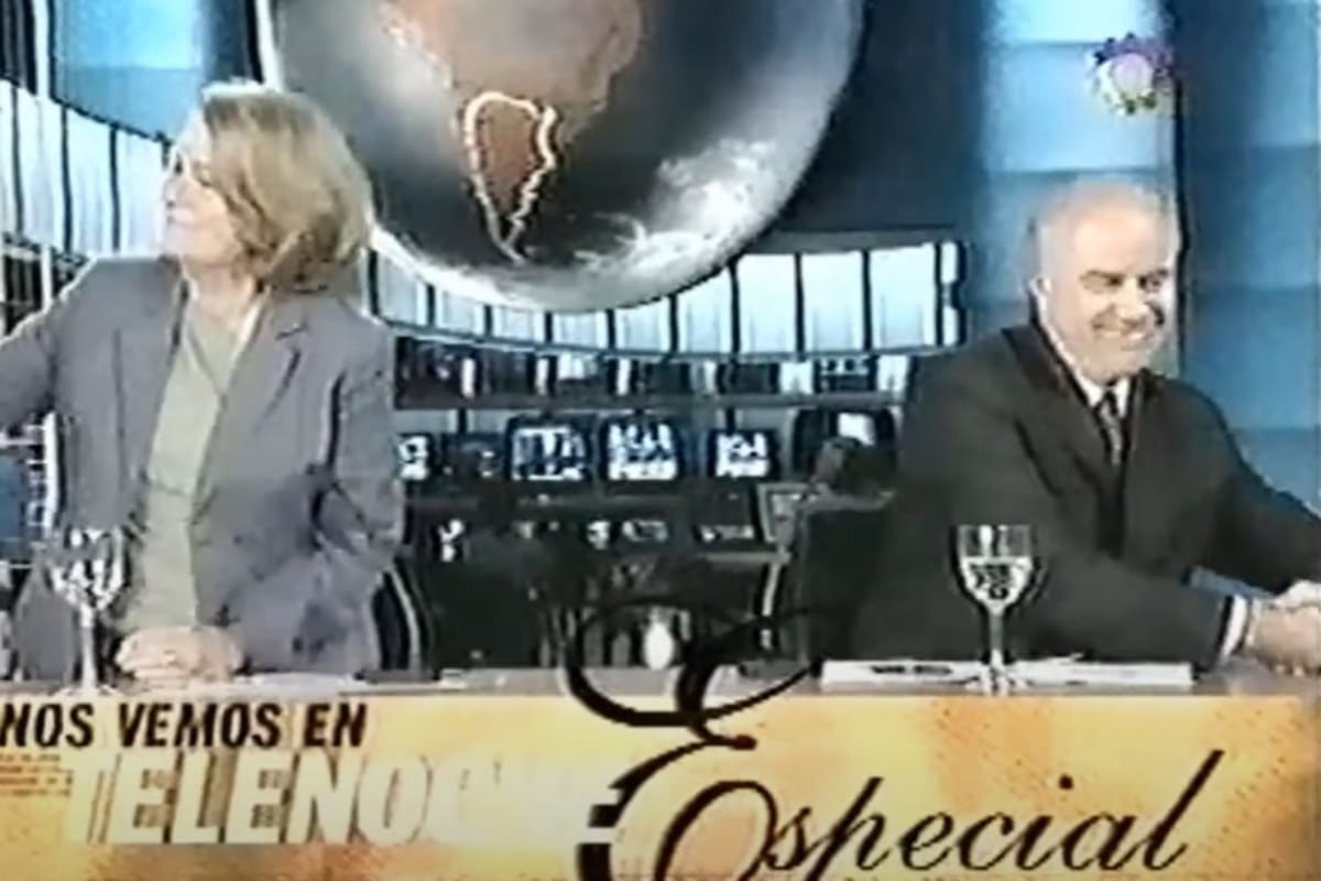 La despedida de Mónica y César de Telenoche, en 2003