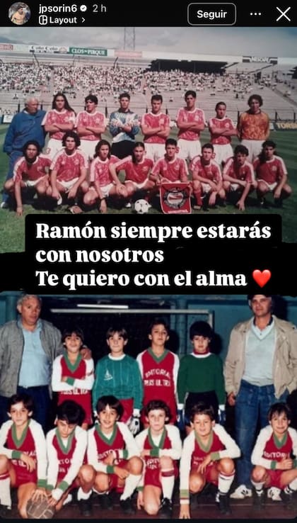 La despedida de Sorín a Maddoni