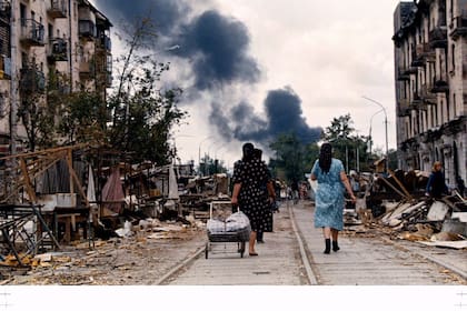 La destrucción total de Grozny en 2000