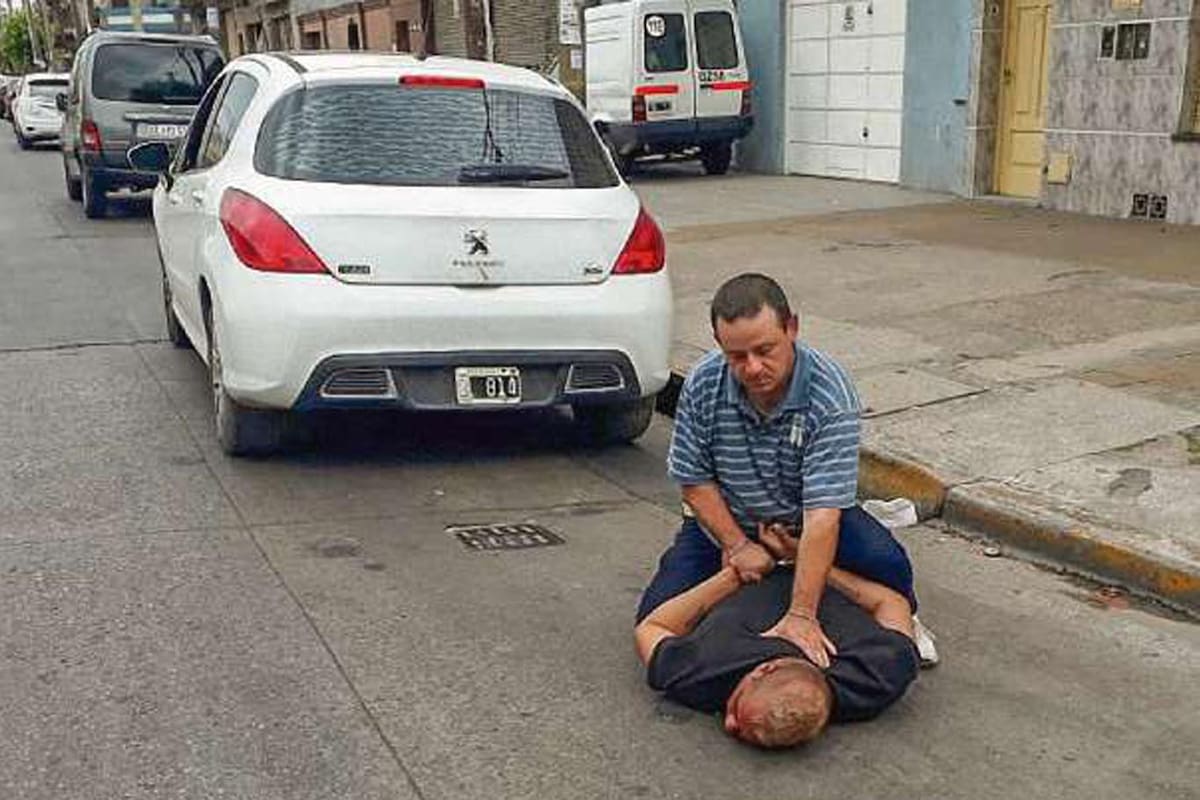 La detención de Alberto Olguín, acusado de asesinar a su pareja, María Iglesias