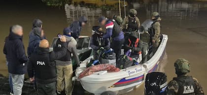 La detención de los narcos en el río Paraná