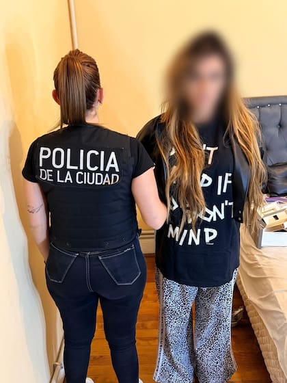 La detención de Luciana Martínez