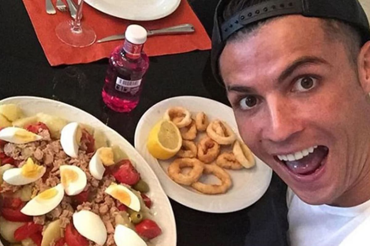 La dieta de los "seis platos" que lleva adelante Cristiano Ronaldo