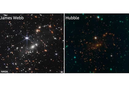 La diferencia entre las imágenes del James Webb y del Hubble