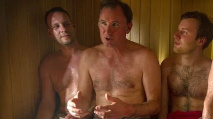 La "diplomacia del sauna" se instaló en el Reino Unido (Foto: TOM PILSTON/BBC)