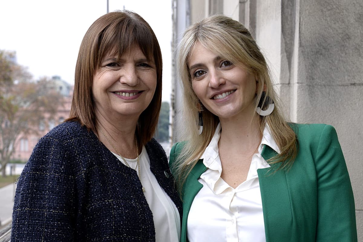 La diputada Daiana Fernández Molero junto a Patricia Bullrich