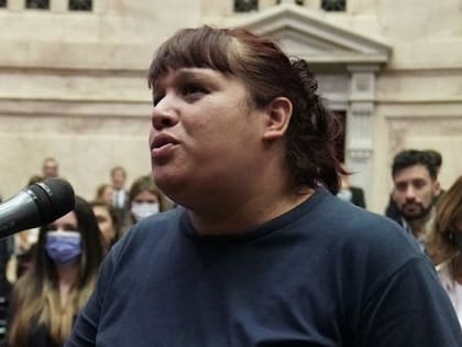 La diputada del Frente de Todos e integrante del Frente Patria Grande, Natalia Zaracho.