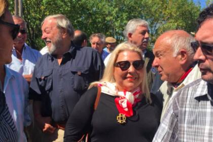 La diputada nacional Elisa Carrió también estuvo en San Pedro