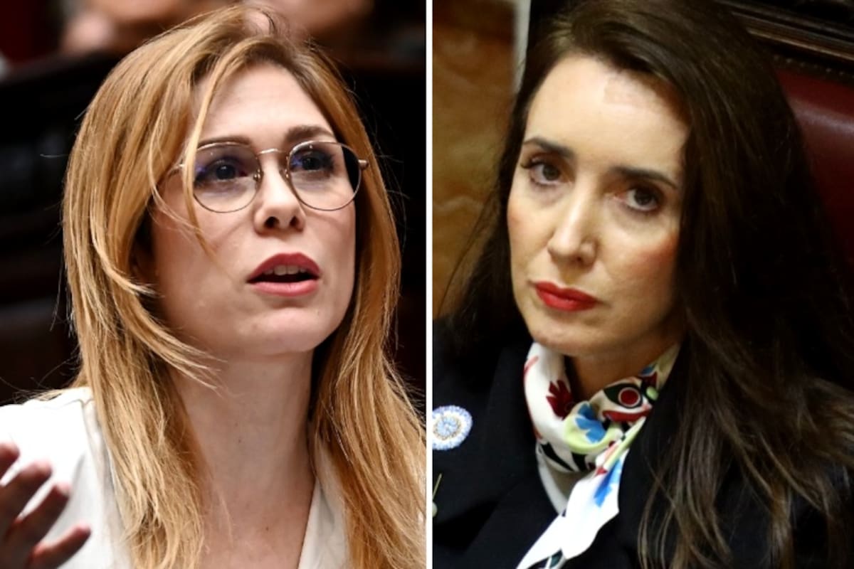 La diputada nacional Lilia Lemoine junto a la titular del Senado y vicepresidenta, Victoria Villarruel