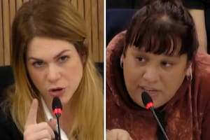 La diputada nacional por La Libertad Avanza (LLA), Lilia Lemoine, junto a su par de Unión por la Patria (UxP), Natalia Zaracho