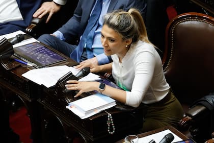 La diputada Nadia Márquez, de La Libertad Avanza