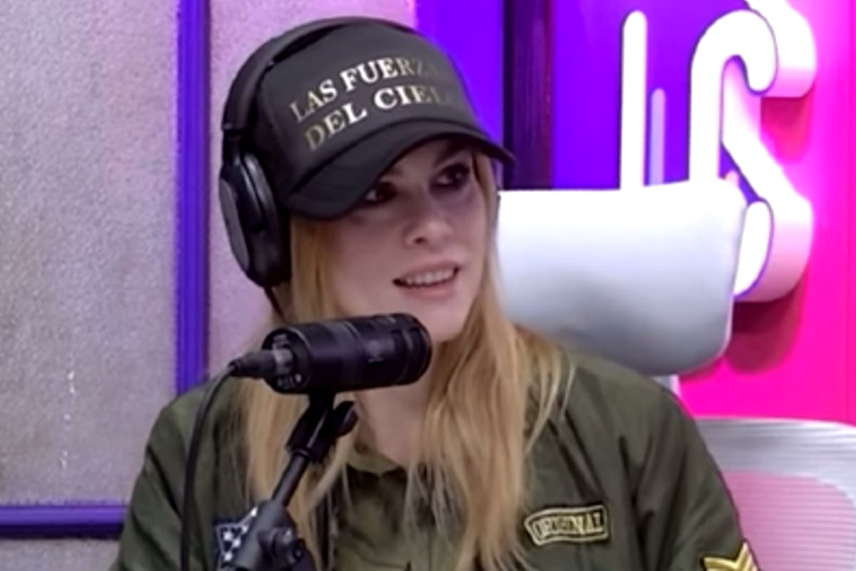 La diputada por La Libertad Avanza (LLA), Lilia Lemoine, durante su paso por Laca Stream