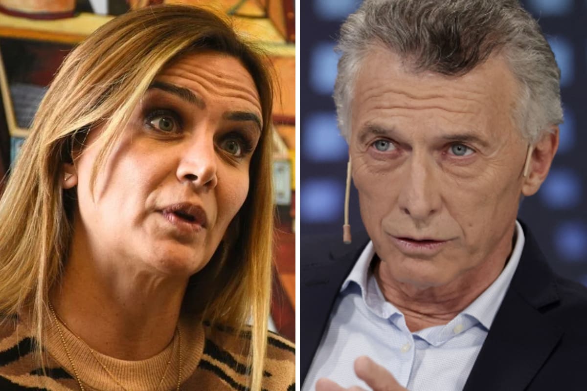 La diputada provincial santafesina de Somos Vida, Amalia Granata, junto al expresidente Mauricio Macri