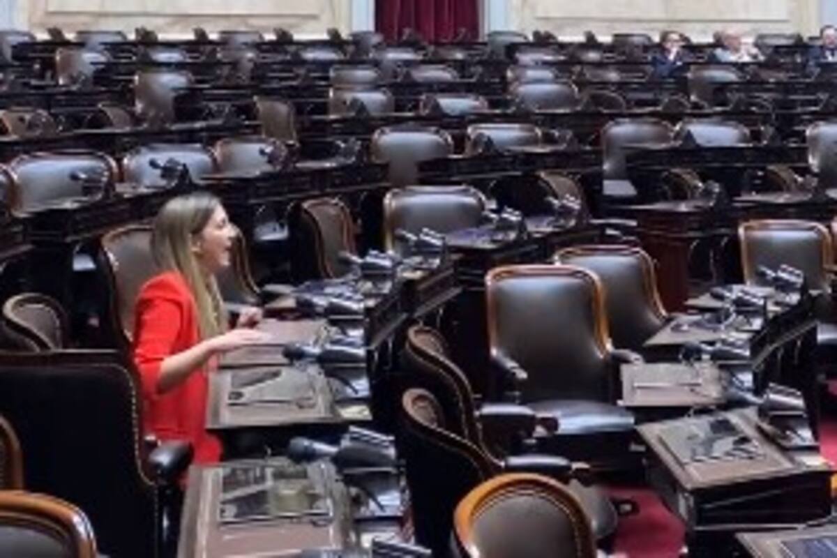 La diputada Silvia Lospennato, el día en que la Cámara baja quedó aun más fracturada por las diferencias políticas