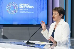 La directora gerente del FMI, Kristalina Georgieva (Archivo)