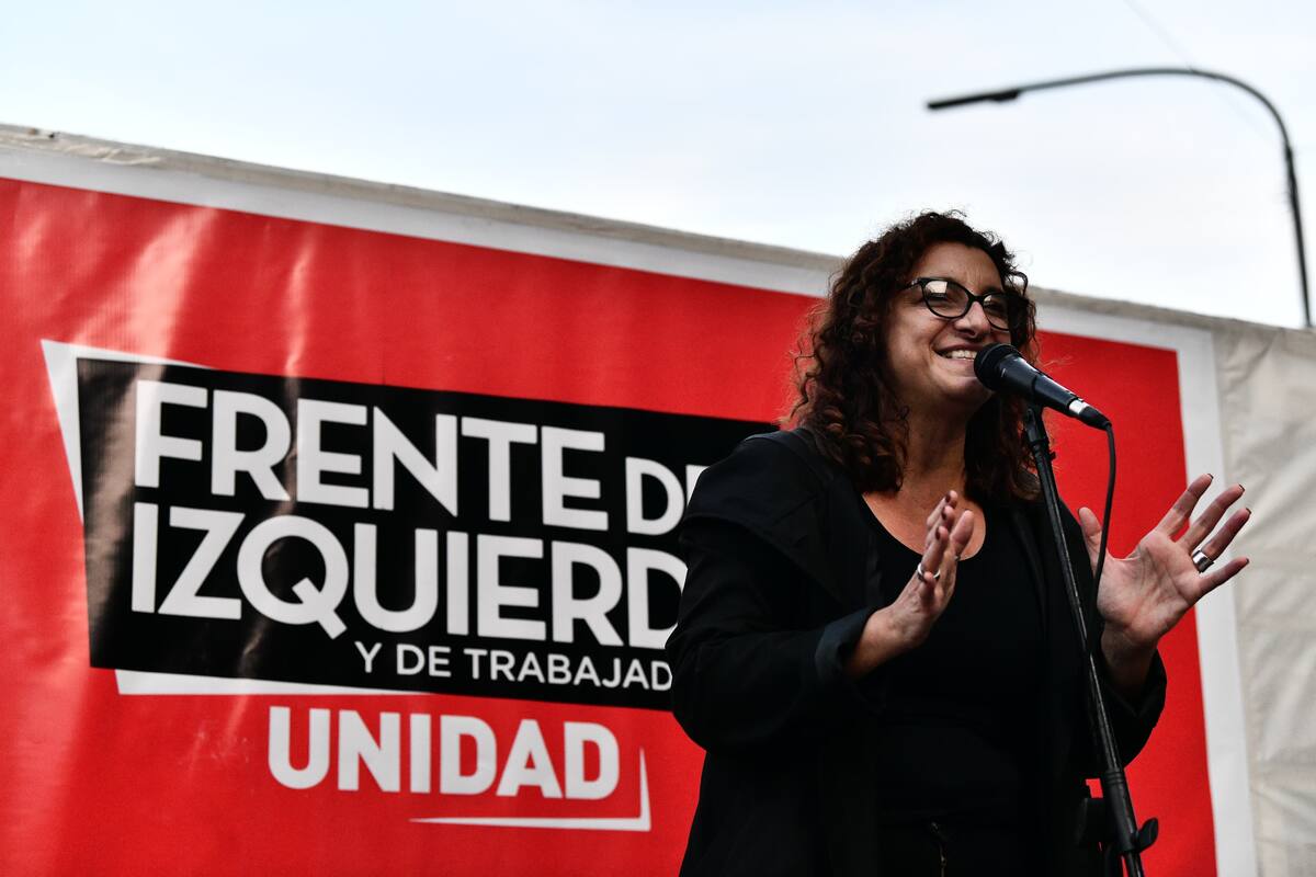 La dirigente de izquierda Vanina Biasi