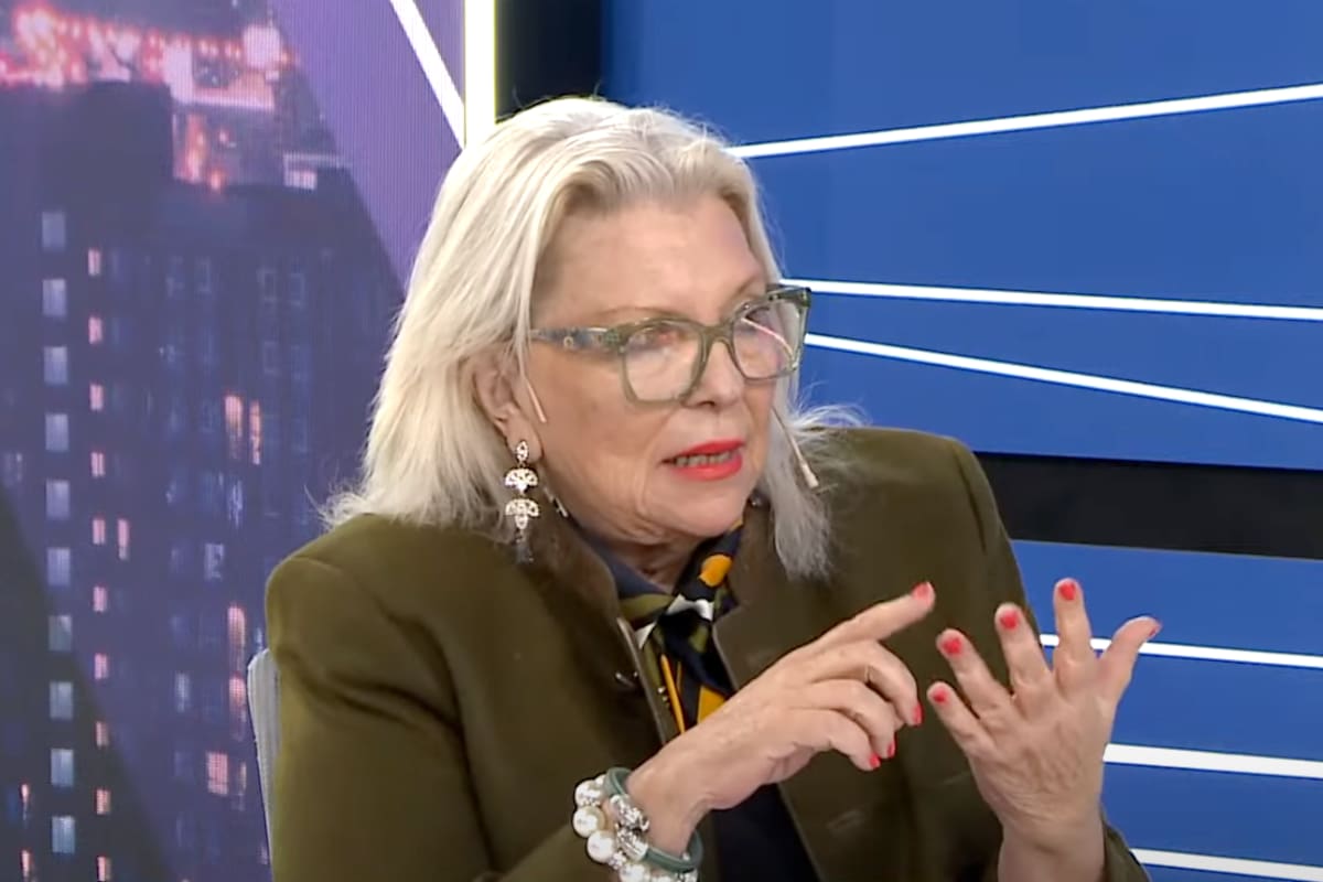 La dirigente Elisa Carrió en LN+
