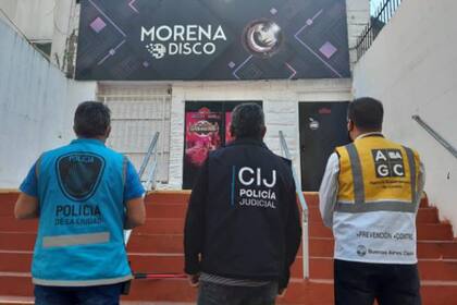 La discoteca allanada