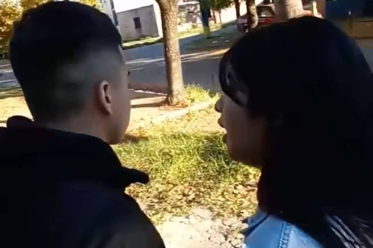 La discusión entre Ayelén González y el chico de 14 años que, minutos después, la mató de cuatro tiros