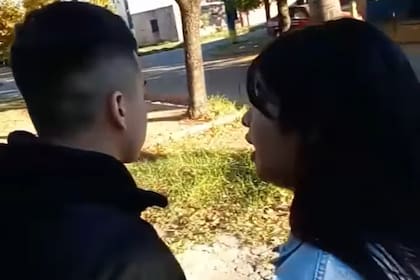 La discusión entre Ayelén González y el chico de 14 años que, minutos después, la mató de cuatro tiros