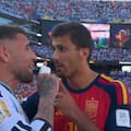 El fuerte reclamo de Otamendi al español Rodri: “Toda la semana estuviste llorando”