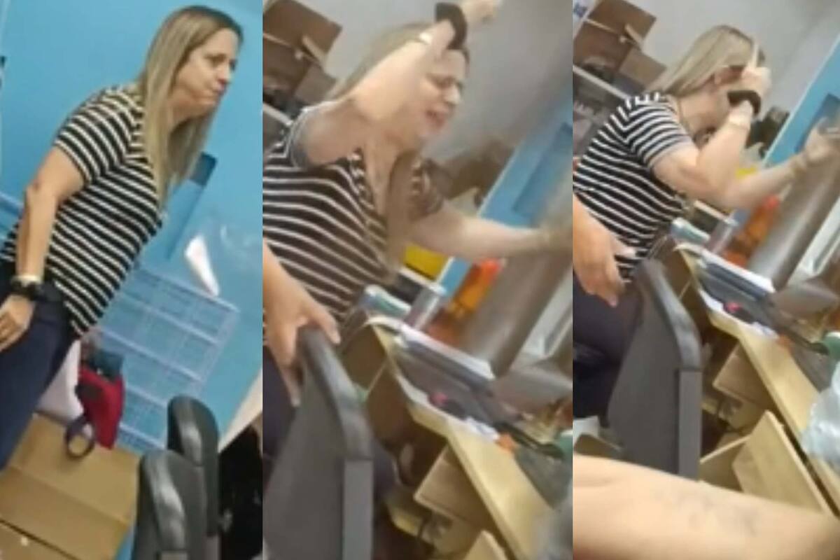 La discusión sobre la frecuencia de pago por el trabajo fue captada en video