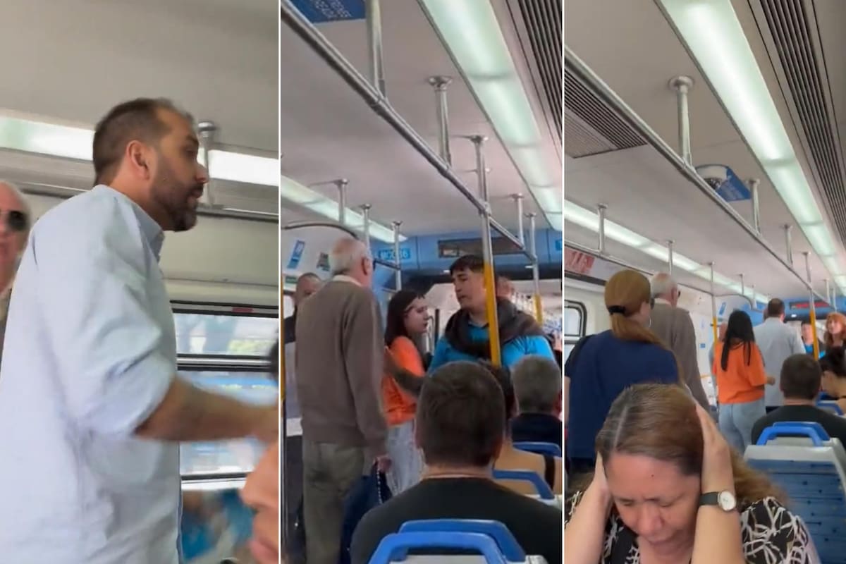 La discusión sucedió en el Tren Mitre, ramal Tigre
