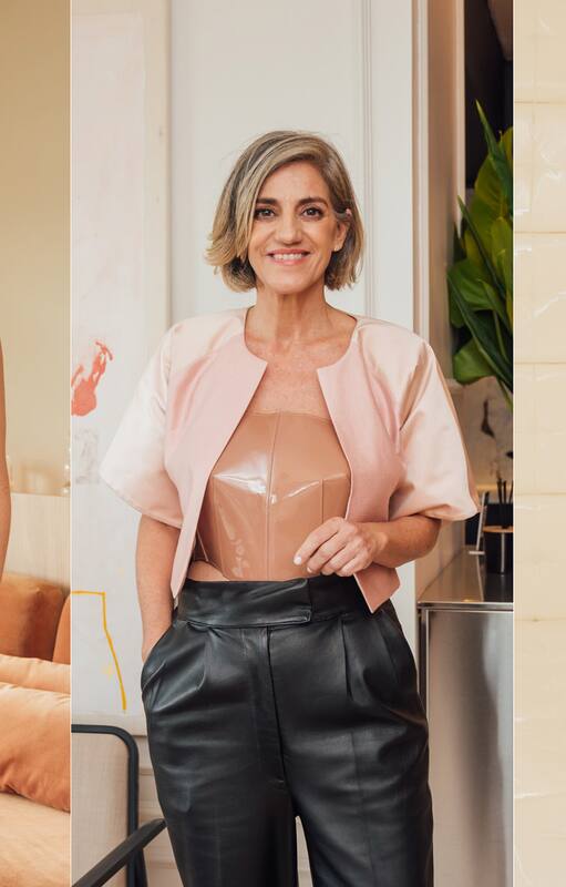 La diseñadora Sheila Bursztyn, la decoradora Pía Magri y la diseñadora de interiores Solange Agterberg