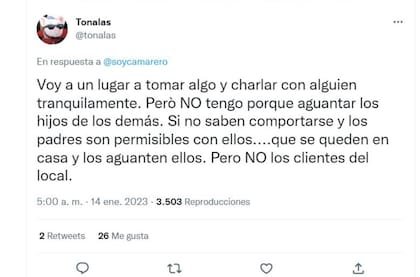 La disputa en redes entre la cliente de una confitería y el dueño de la misma: la opinión de los tuiteros